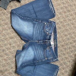 Maurices Women's Dark Blue Boyfriend Jeans